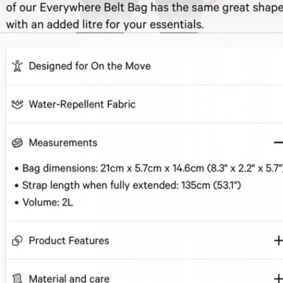 🆕 NWT Lululemon Everywhere Belt Bag 2L Black Large - Picture 10 of 10